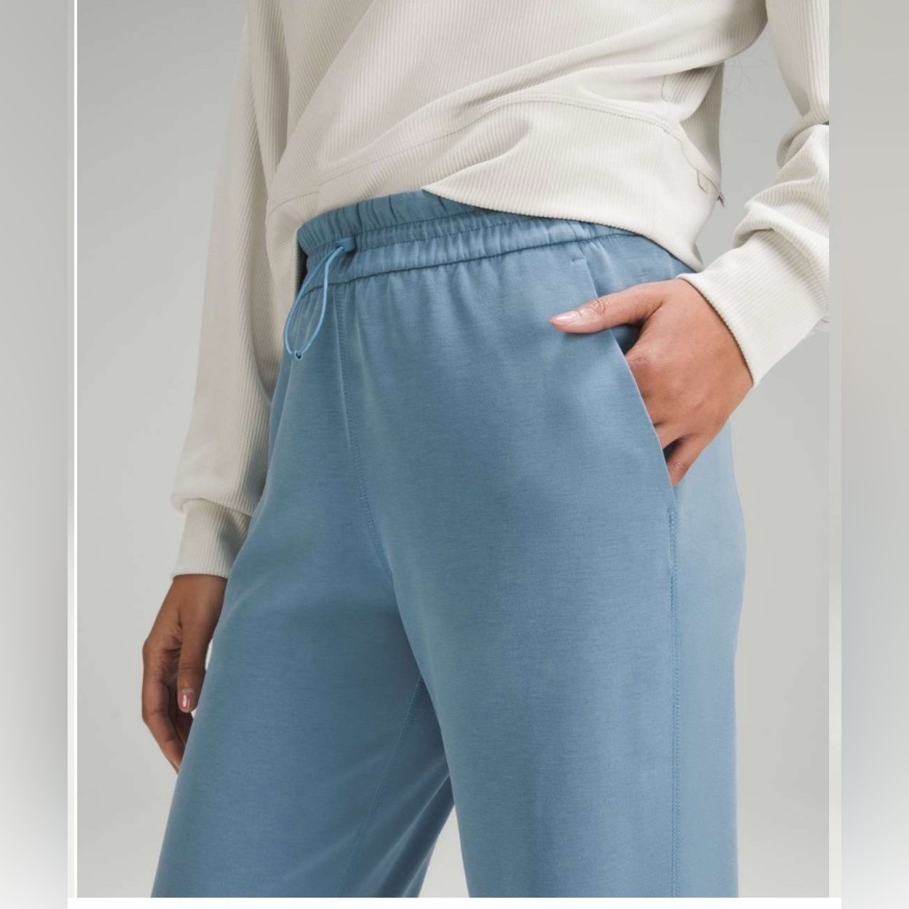 Lululemon Softstreme High-Rise Pant *Full Length Utility Blue Size 4 - Picture 2 of 14